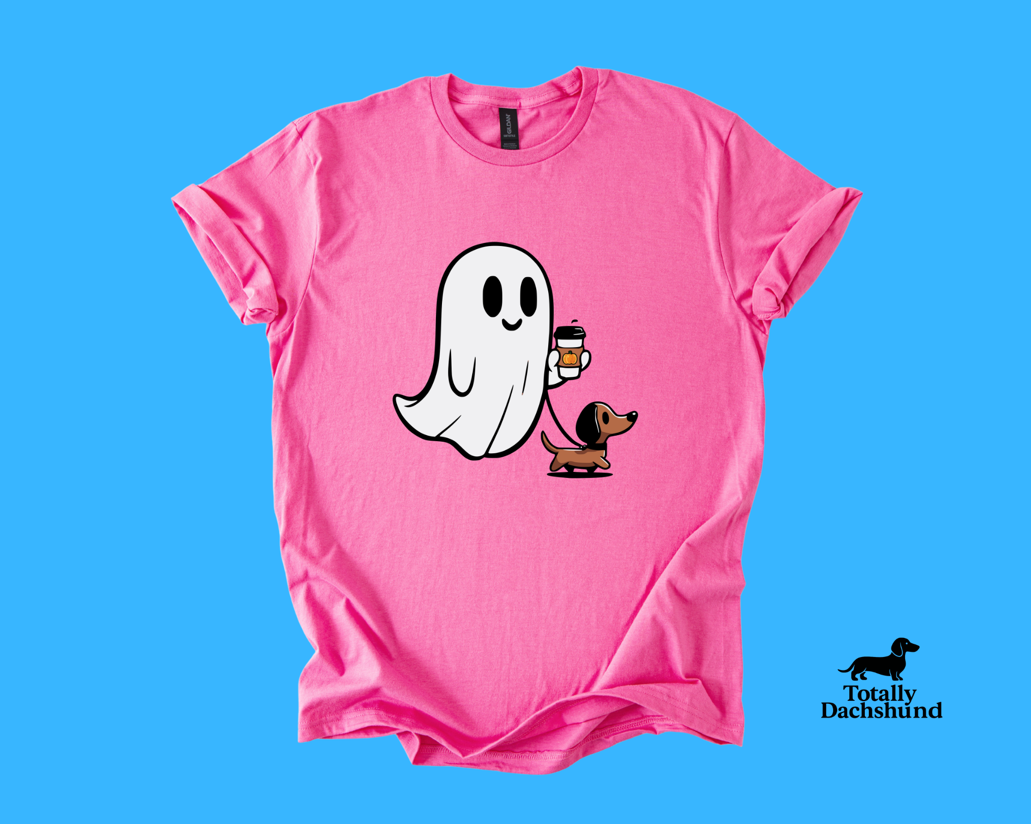 Boo Crew – Ghost & Wiener Dog Pumpkin Spice Patrol