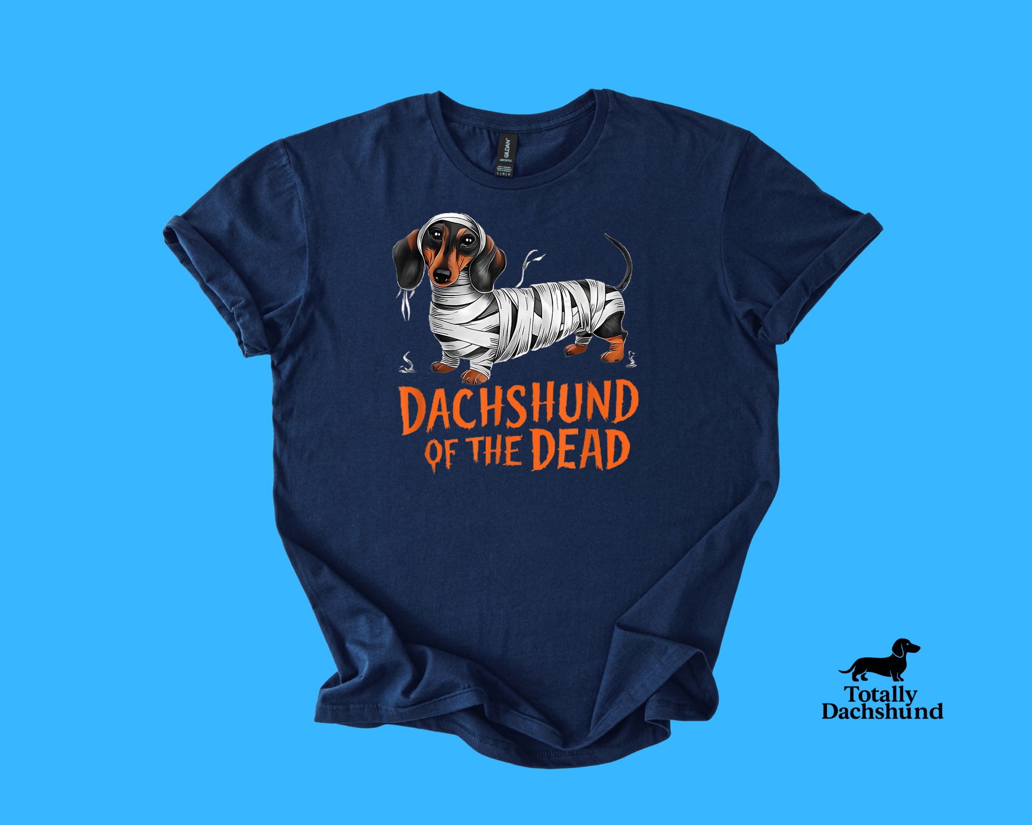 Dachshund of the Dead – Funny Halloween Mummy Dog Shirt
