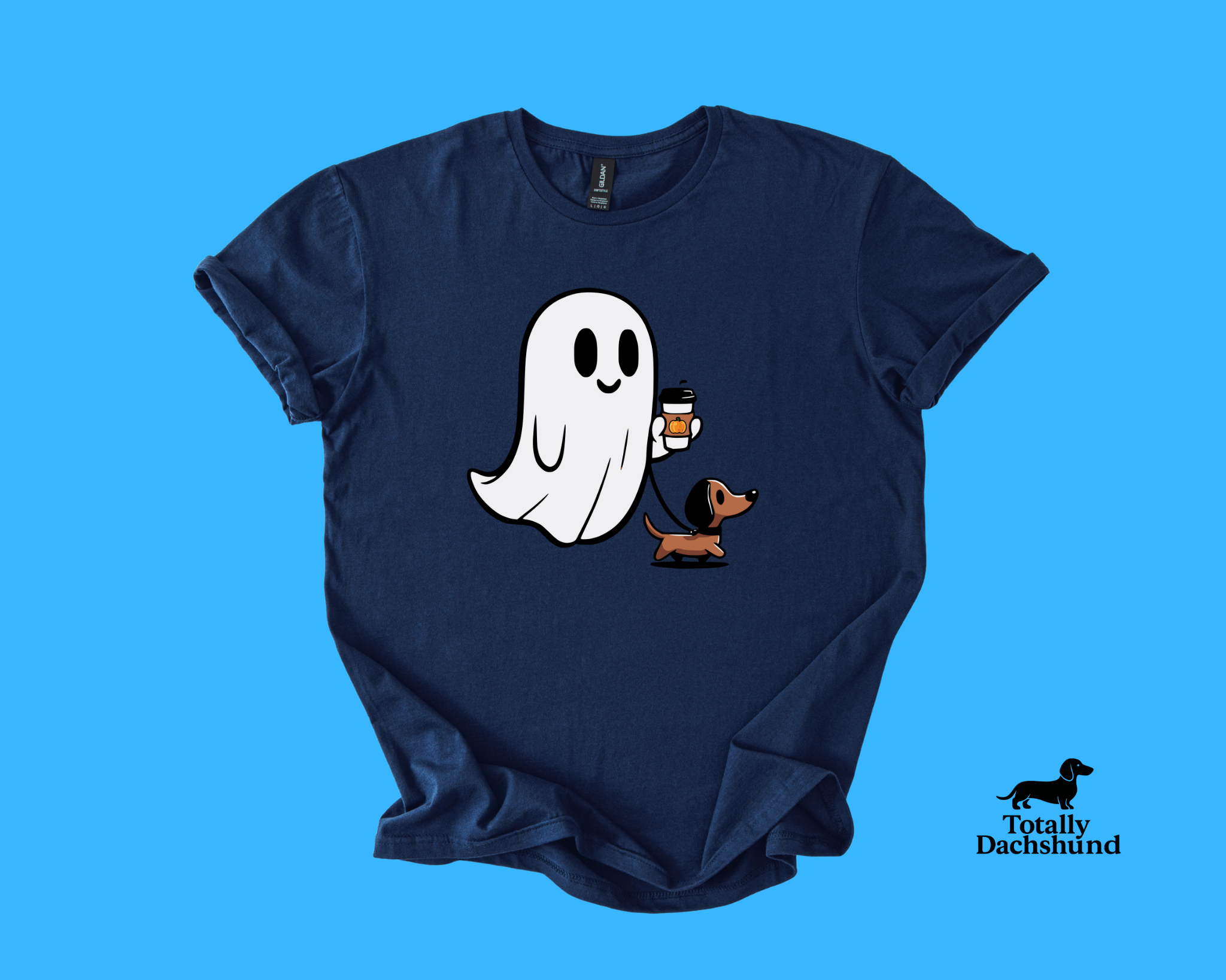 Boo Crew – Ghost & Wiener Dog Pumpkin Spice Patrol