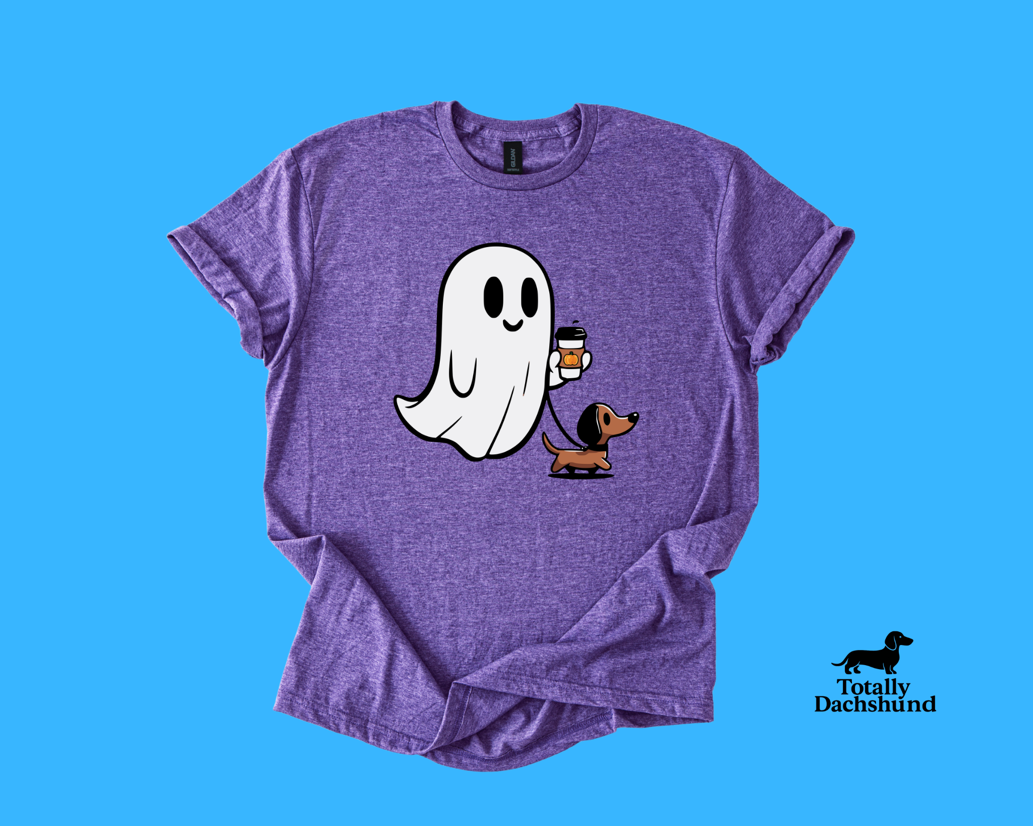 Boo Crew – Ghost & Wiener Dog Pumpkin Spice Patrol