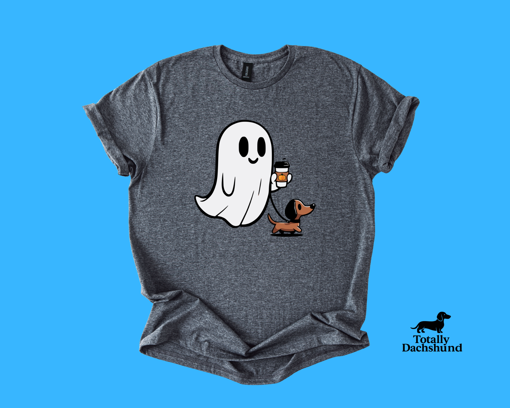 Boo Crew – Ghost & Wiener Dog Pumpkin Spice Patrol